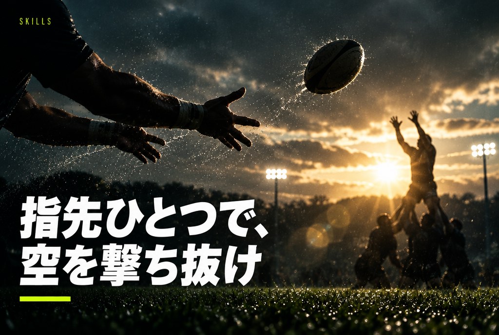 ラインアウトスローの投げ方と練習法|まっすぐ投げるための“指先・足幅・呼吸”