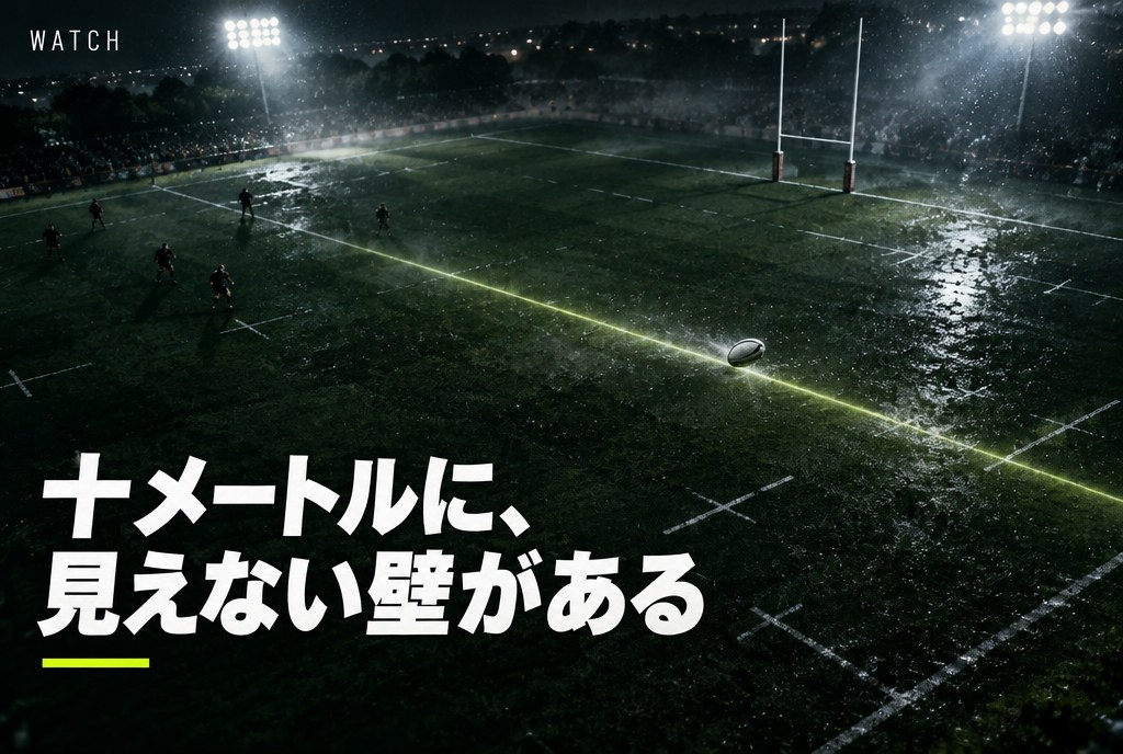 ラグビーのキックオフサイドとは？｜“10メートル規則”と“オンサイドに戻る”条件を4つの場面で整理