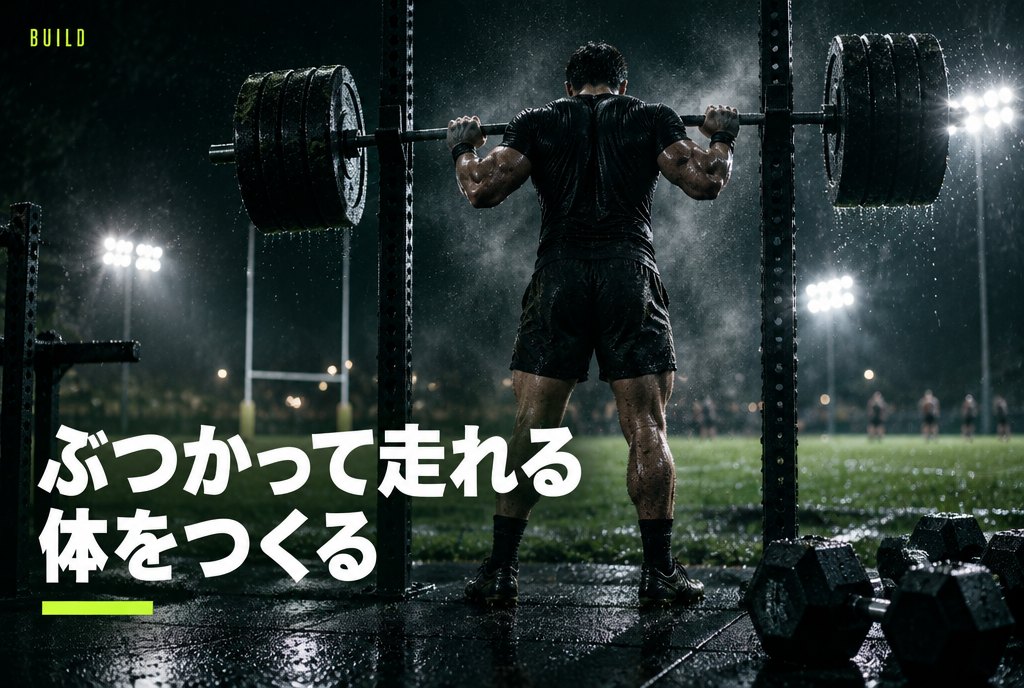 ラガーマンの筋トレ|リーグワンのトレーニング環境と、自宅・ジムでできるFW・BK別メニュー
