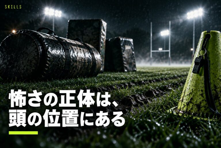 ラグビーのタックルのコツ｜怖さを消すのは“頭の位置”。安全な入り方と2026年の高さルール